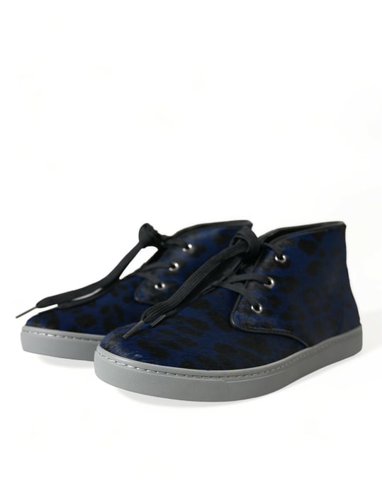 Leopard Print Hightop Sneakers - Image 3