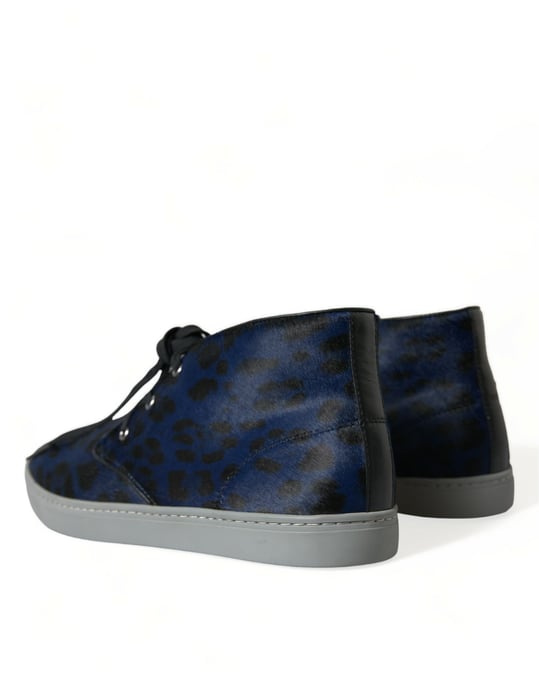 Leopard Print Hightop Sneakers - Image 4