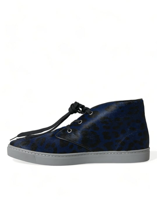 Leopard Print Hightop Sneakers - Image 5