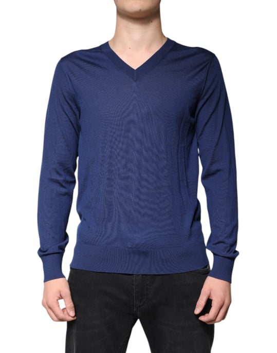 V-hals Sweater Klasiek Breiwerk - Image 2