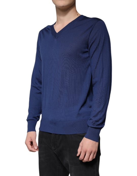 V-hals Sweater Klasiek Breiwerk - Image 3