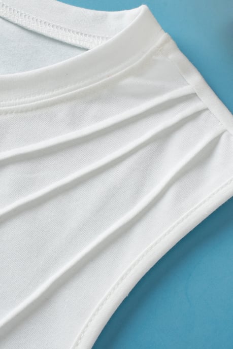 Sleeveless Stitch Detail Tank Top - Image 5