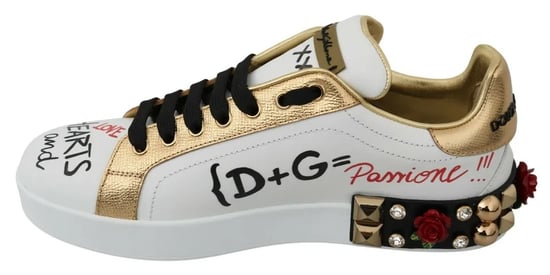 Sequin Rose Sneakers With Studs - Image 4