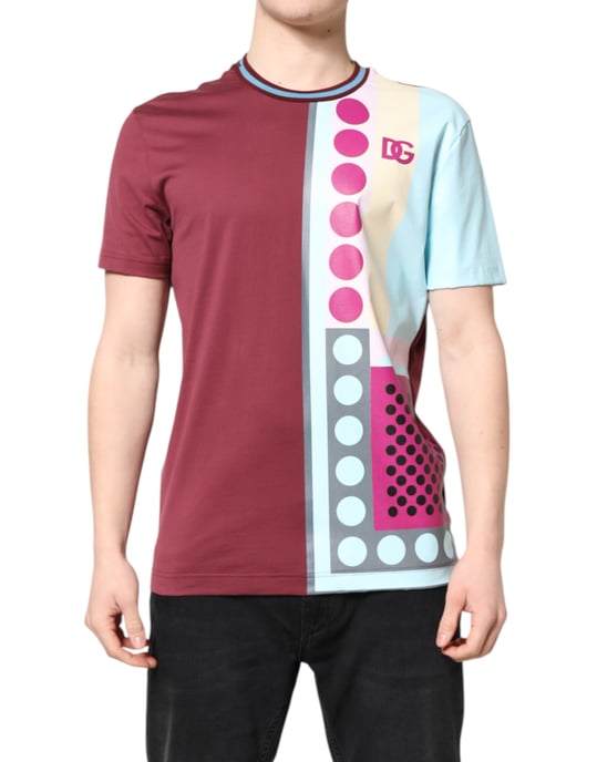 Geometrische Print T-shirt met Korte Mouwen - Image 2