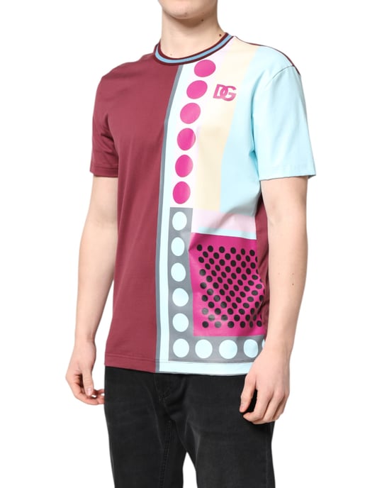 Geometrische Print T-shirt met Korte Mouwen - Image 3