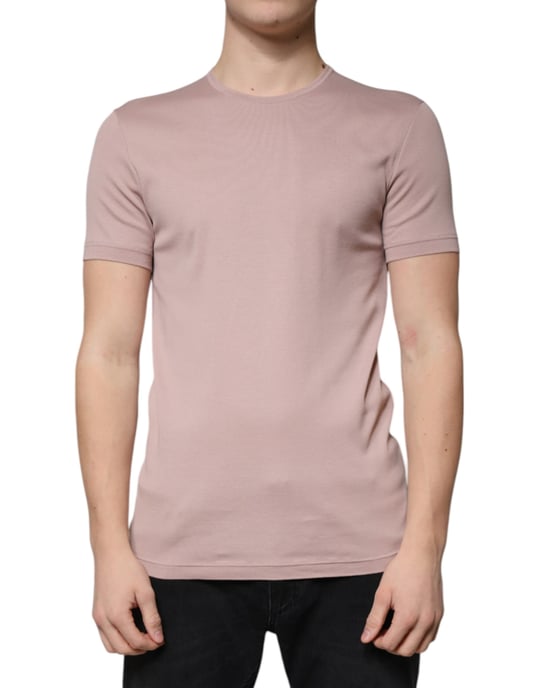 Geribbelde Crew Neck T-shirt Tsh87337 - Image 2