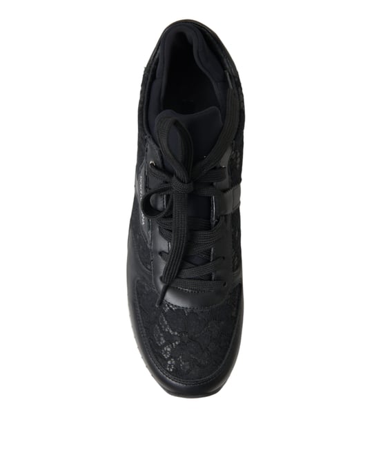 Blommig Spets Sneakers Modell La10369 - Image 3