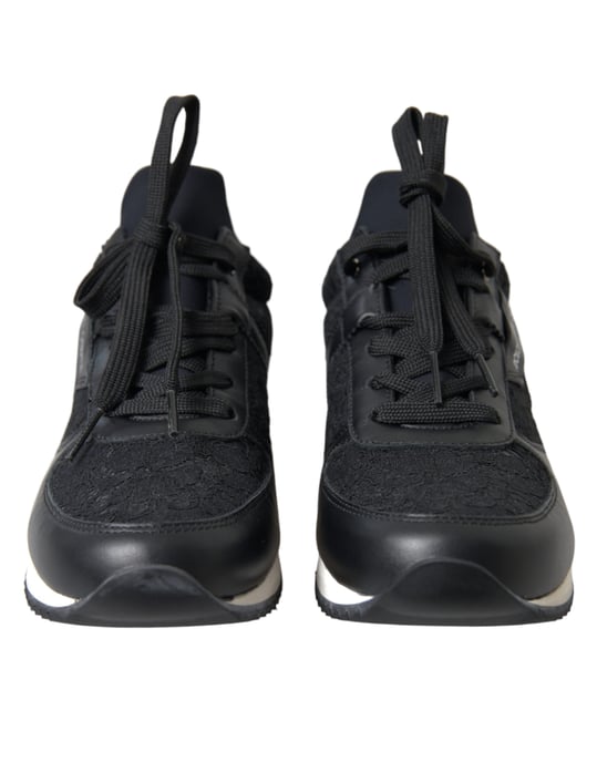 Blommig Spets Sneakers Modell La10369 - Image 4