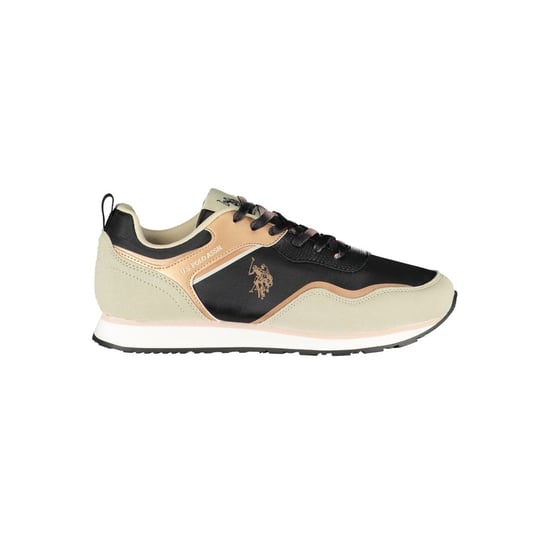 Avslappnade sneakers Roséguld/svart - Image 1