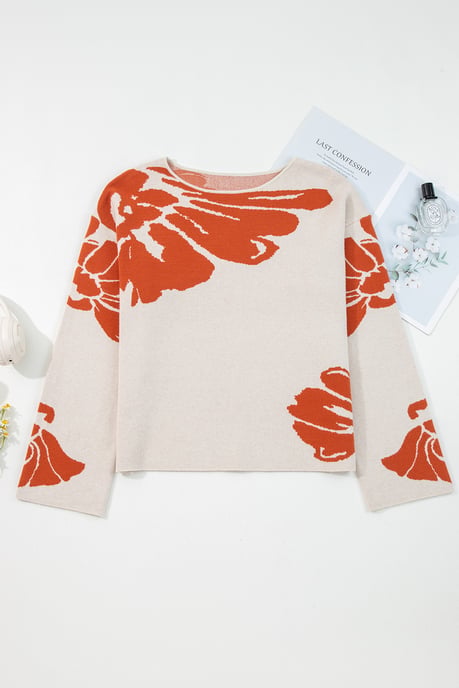 Floral Patterned Sweater - Image 4