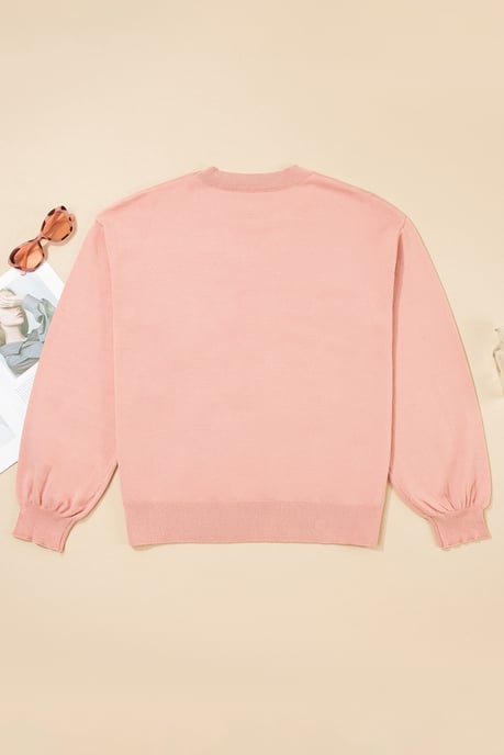 Floral Knit Sweater - Image 5