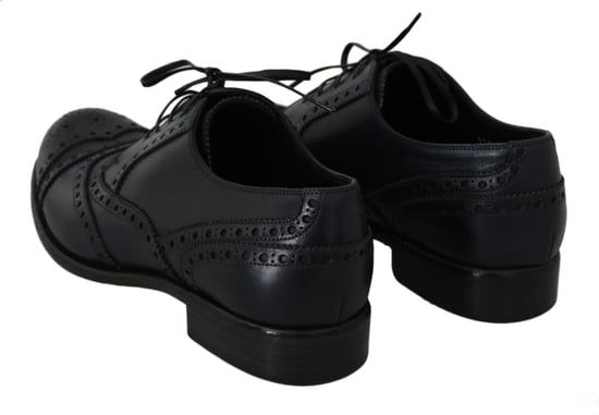 Leren Brogue Oxford Schoenen Wingtip Model - Image 3
