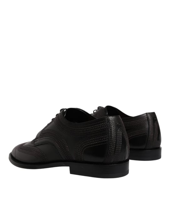 Genaaide Leren Oxford Schoenen - Image 4