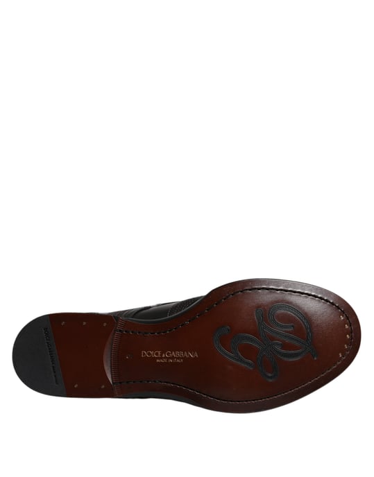 Genaaide Leren Oxford Schoenen - Image 6