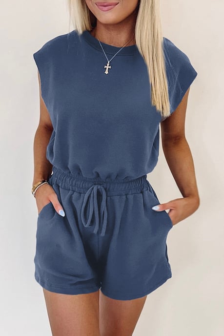 Relaxed Fit Short Sleeve Jumpsuit - Image 3