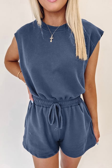 Relaxed Fit Short Sleeve Jumpsuit - Image 6
