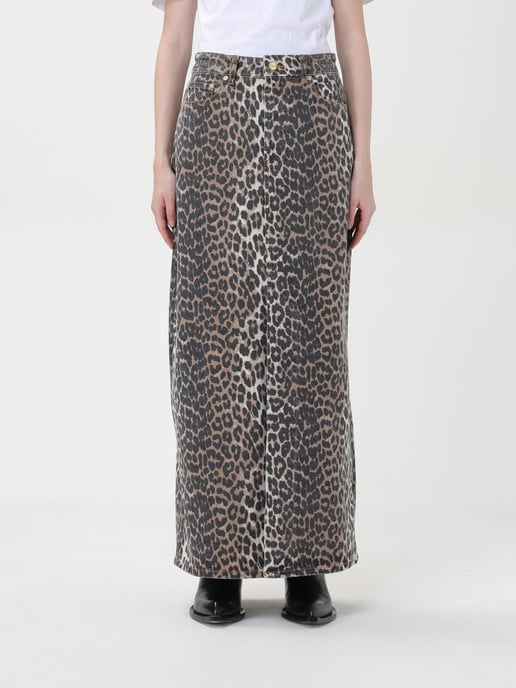 Luipaardprint Maxi Rok - Image 1