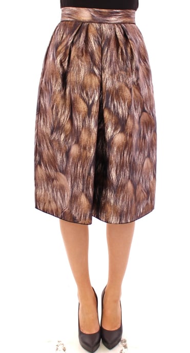 Dolce Gabbana Dierenprint Plisseerock Midi - Image 1