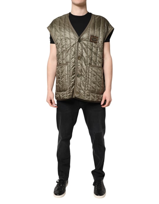 Gequilted Mouwloze Vest - Image 1
