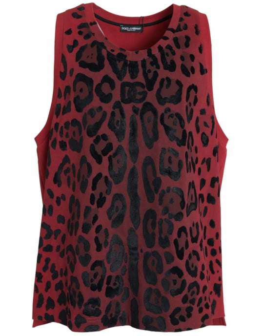 Leopardmönstrad Tank Top Tsh85085 - Image 1