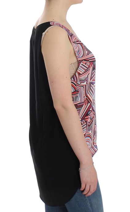 Abstract Print Highlow Tank Top - Image 3