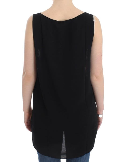 Abstract Print Highlow Tank Top - Image 4