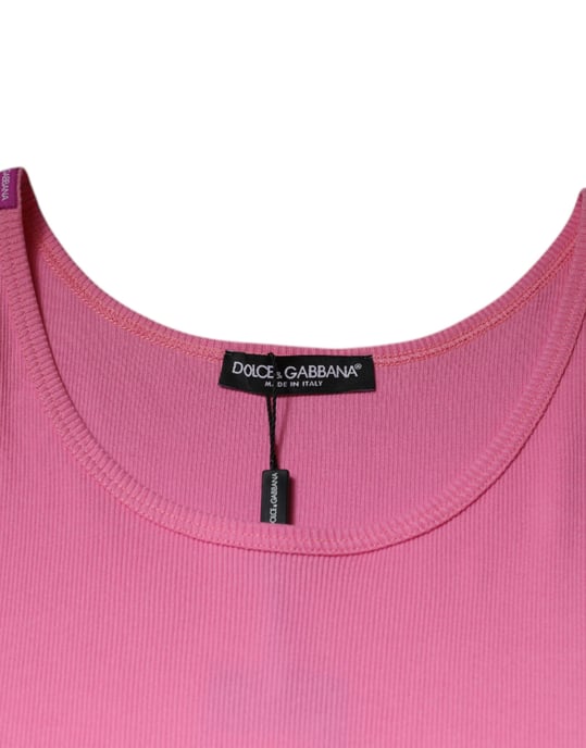 Ribbad tanktopp rosa - Image 6