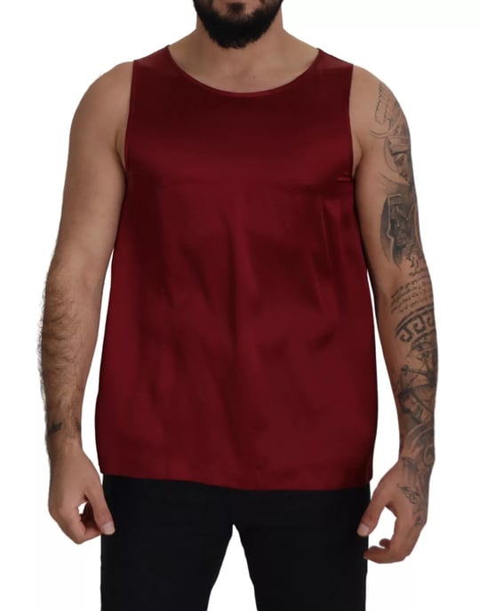 Mouwloze Zijden Tanktop - Image 1