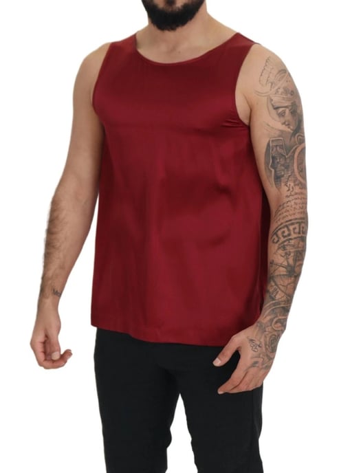 Mouwloze Zijden Tanktop - Image 4