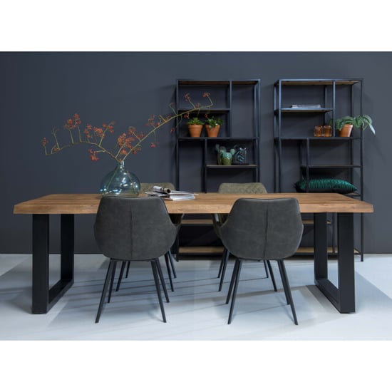 Brix eetkamertafel u poot mangohout 240 cm - Image 2