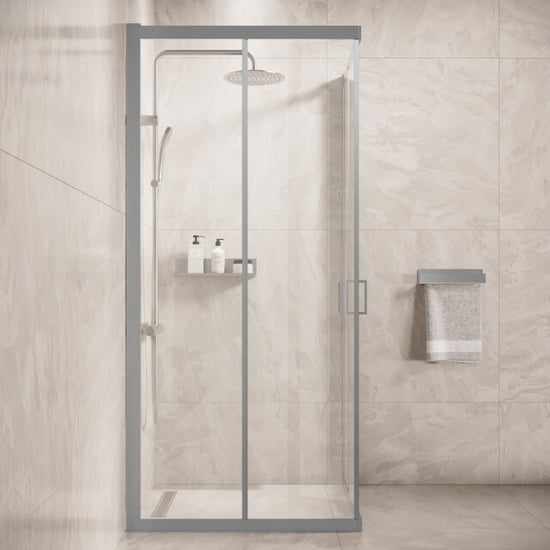 Badplaats Douchecabine dakota 80 x 80 x 190 cm chroom douchewand met - Image 4