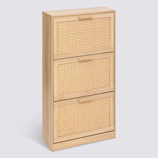 4goodz Schoenenkast ubud 24x60x113 cm 3 lades voor 12 paar - - Image 2