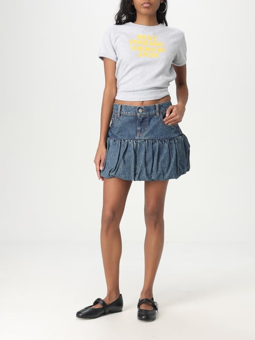 Ballon Denim Mini Rok - Image 2