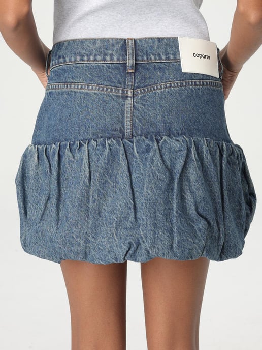 Ballon Denim Mini Rok - Image 5