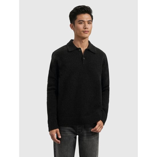 Pure Path Bouclé long knit polo - Image 2