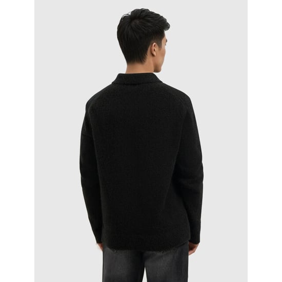 Pure Path Bouclé long knit polo - Image 3