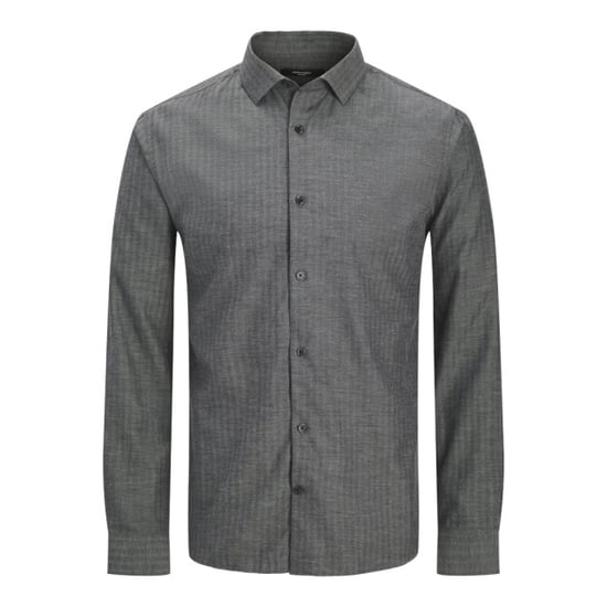 Jack & Jones Jprblaparker melange ls shirt bf sn antraciet - Image 1
