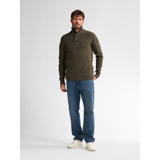 Petrol Industries men knitwear collar m-3050-kwc226 6088 army green - Image 3