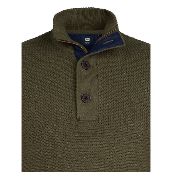 Petrol Industries men knitwear collar m-3050-kwc226 6088 army green - Image 4