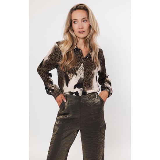 Poools Blouse 433190-dark animal - Image 3