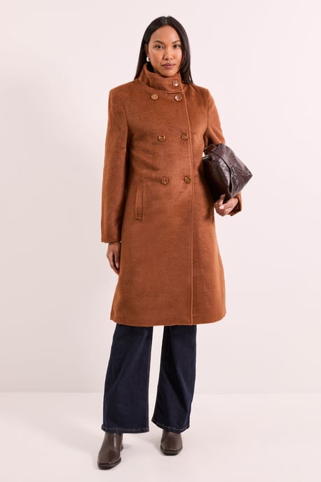 Principles by Wallis Funnel Button Coat - Image 4