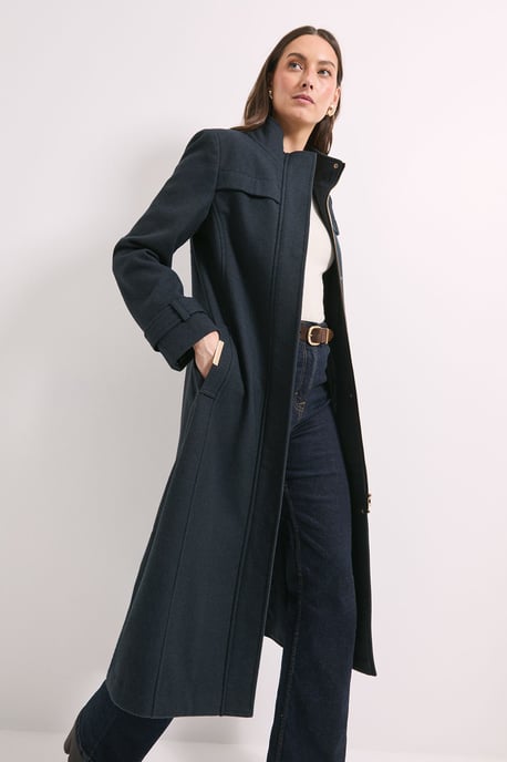 Principles by Wallis Funnel Neck Coat - Image 2
