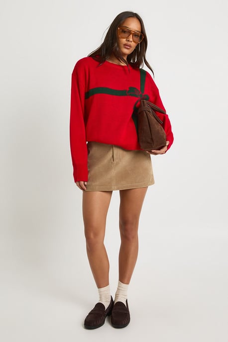 Present Bow Christmas Jumper - Image 3