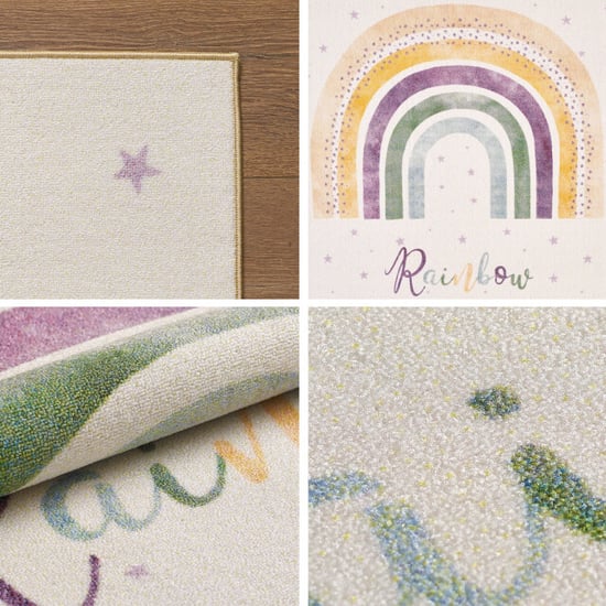 Muratap Play kids vloerkleed kinderkamer rainbow laagpolig speelkleed multi- 80x120 cm - Image 5
