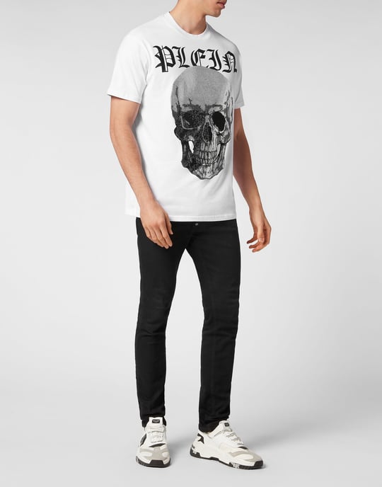 T-Shirt Rund Hals Skull - Image 3