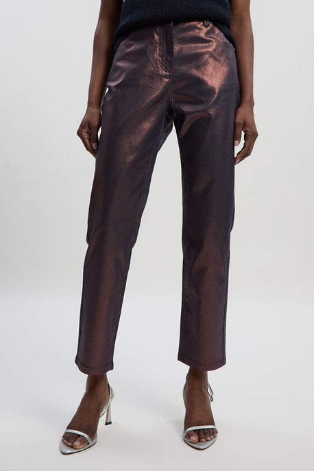 Metallic Coated Denim Skinny Jean - Image 2