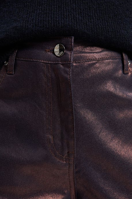 Metallic Coated Denim Skinny Jean - Image 3