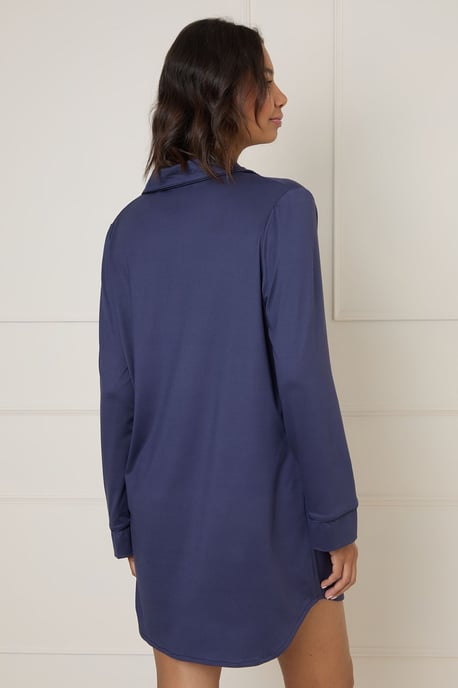 Nightwear Tipped Pyjama Shirt - Image 3