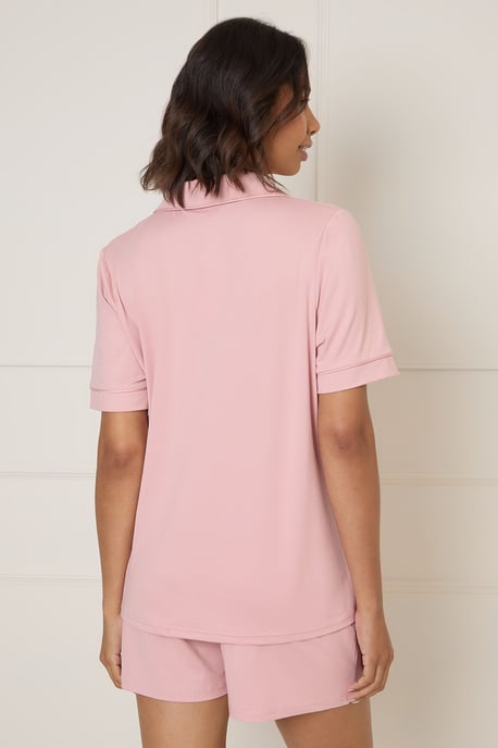 Nightwear Tipped Short Sleeve Pyjama Set - Image 3