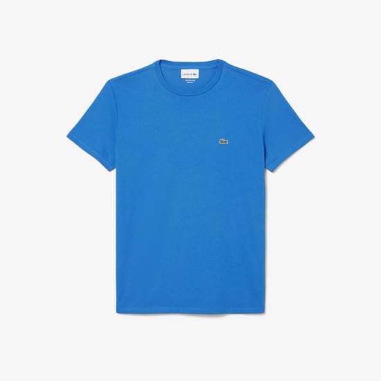 Men's Lacoste Cotton Pima T-Shirt in Blue - Image 1